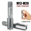 HSS Metric Machine Tap Set Right Hand Screw Thread Drill Bits M/12/14/16/18/ 20