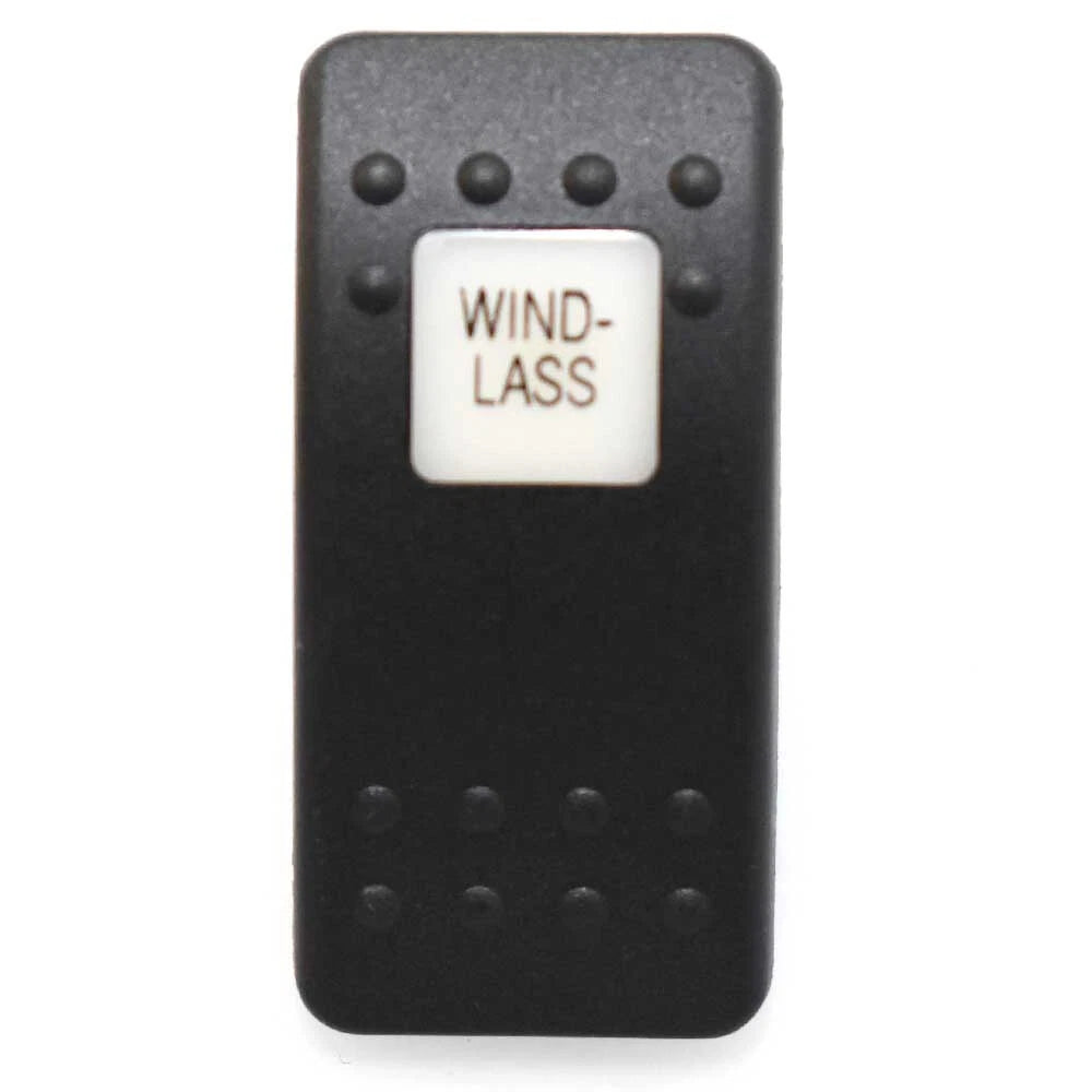 Boat Rocker Switch Cover - Windlass Actuator Matte Black
