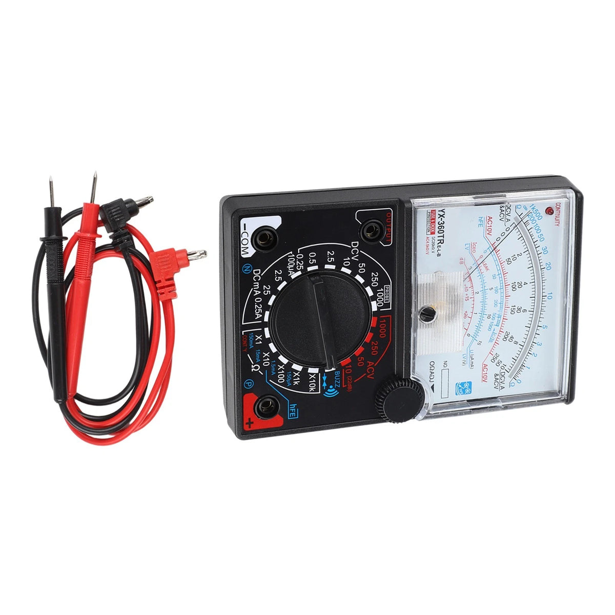 Luminous Display on YX360TRELB Multimeter Ensures Clear Visibility in Low Light
