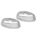 Boat Wakeboard Tower Mounts - 3 3/4 X 2 3/8 Inch Aluminum (pair)