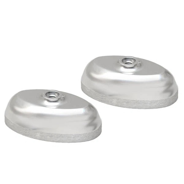 Boat Wakeboard Tower Mounts - 3 3/4 X 2 3/8 Inch Aluminum (pair)