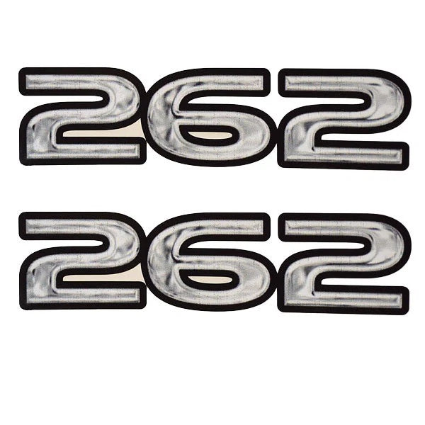 Rinker Boat Decals - 262 Gray/Black Stickers (pair)