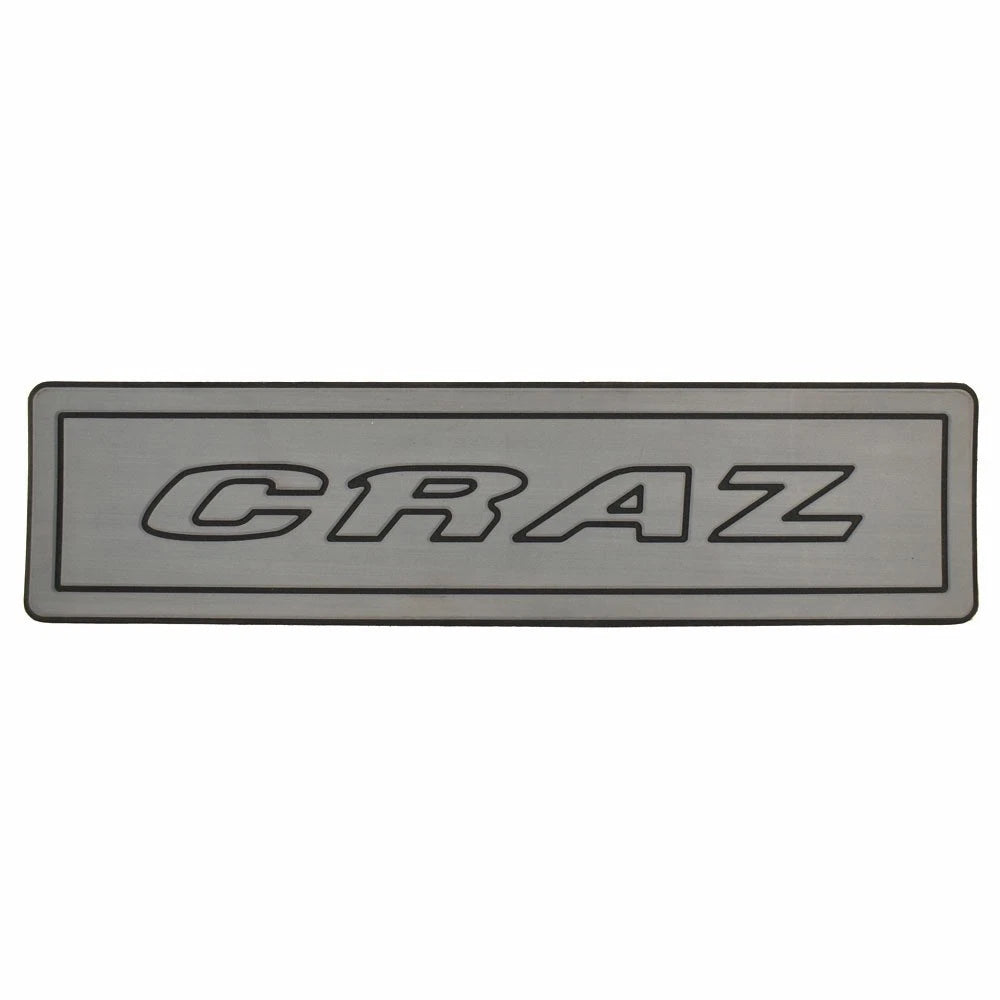 Moomba Boat Non-Skid Mat 116056 - Craz Gray - Black Foam Rubber