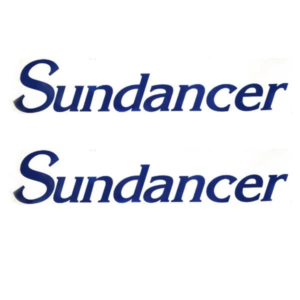 Sea Ray Sundancer Boat Model Decal 136976-01 - Blue Stickers (pair)