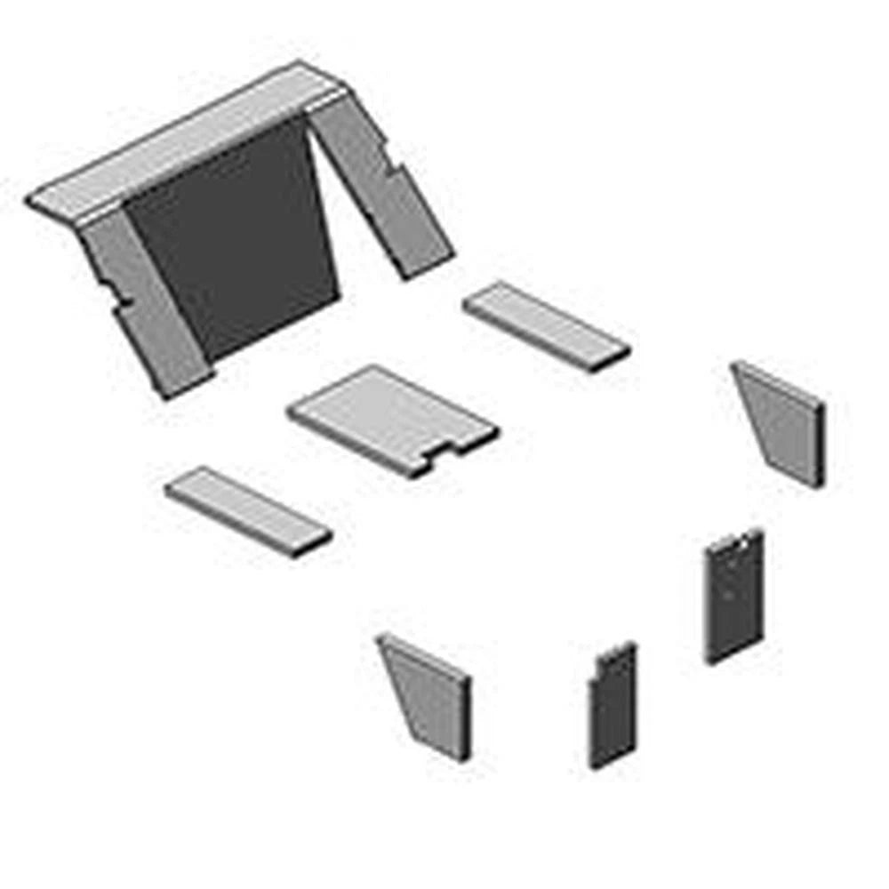 R6239 Cab Foam Kit - Burgundy Fits IH - Fits FARMALL