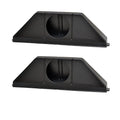 Attwood Boat Vent Collector Boxes 1342-1 - 4 Inch Black Plastic (pair)