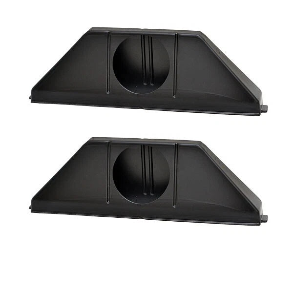 Attwood Boat Vent Collector Boxes 1342-1 - 4 Inch Black Plastic (pair)
