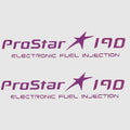 MasterCraft Boat Brand Decals 759918 - Prostar 190 Fuel Injection Pair
