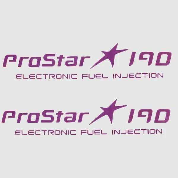 MasterCraft Boat Brand Decals 759918 - Prostar 190 Fuel Injection Pair