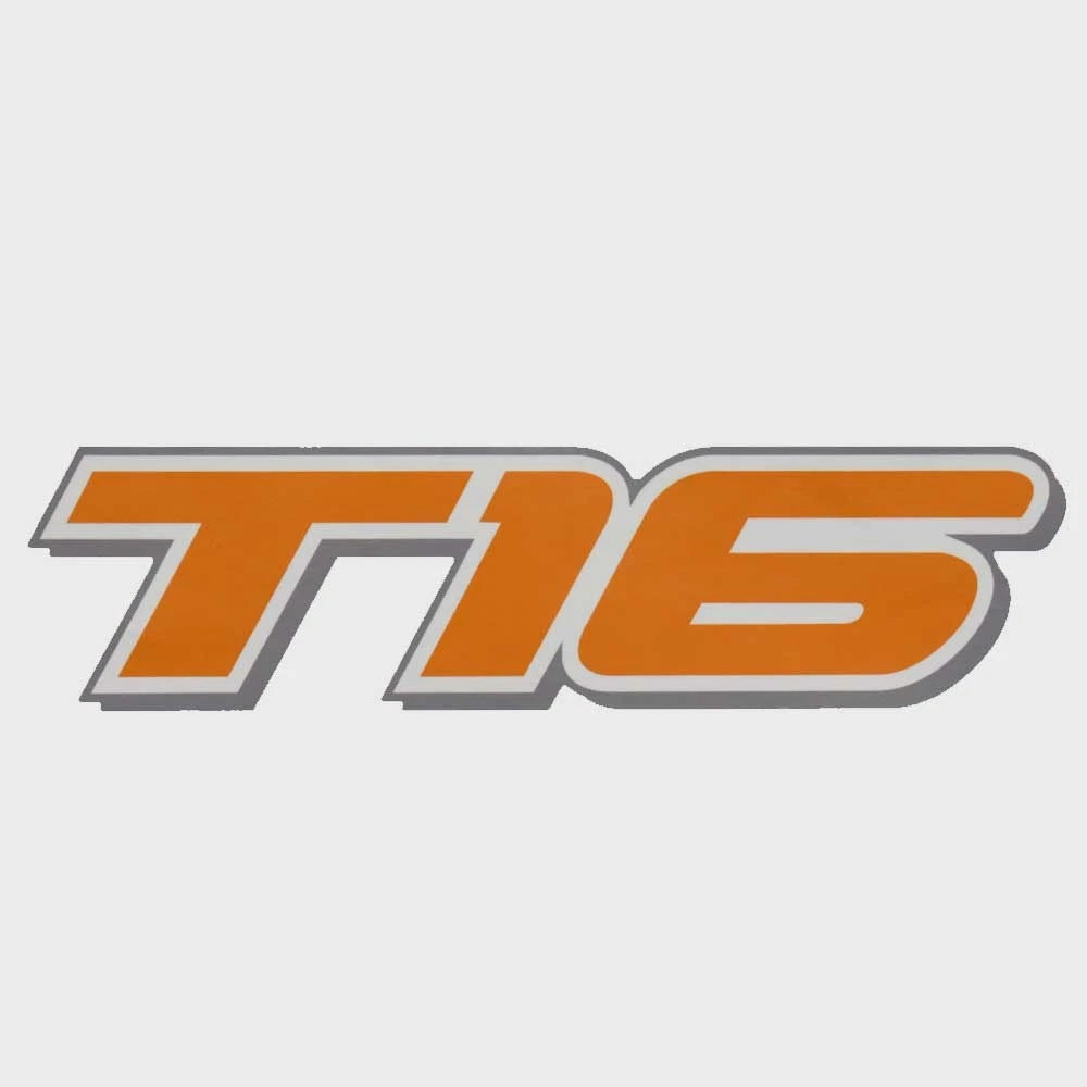 Tahoe Boat Decal Sticker 326824 - T16 Orange Gray White