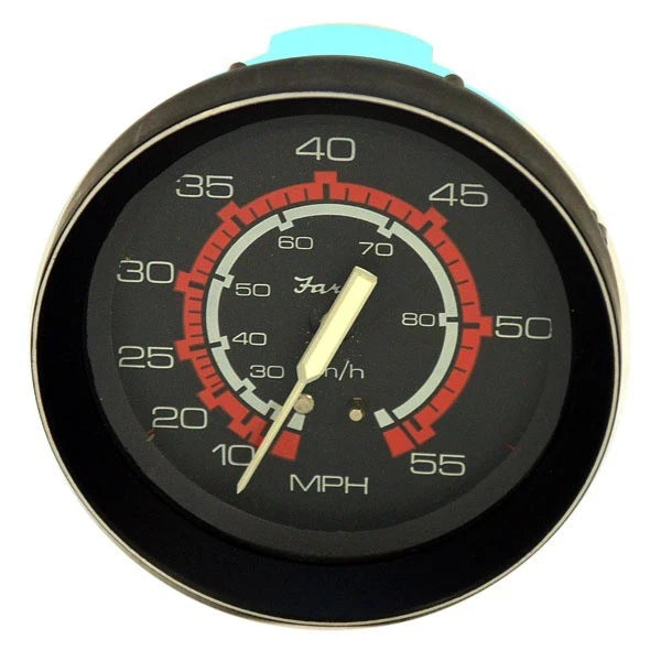 Faria Boat Speedometer Gauge - 55 MPH 3 1/4 Inch Black