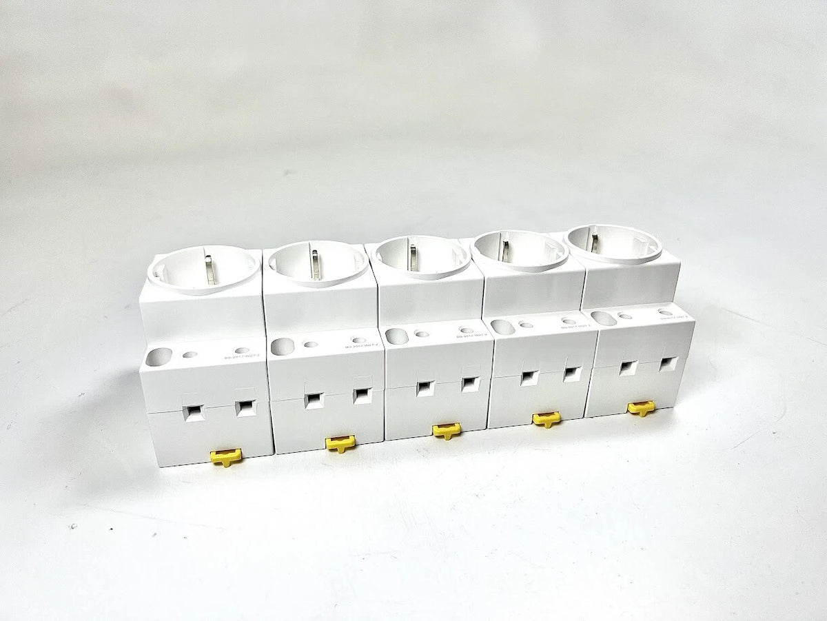 Schneider Electric A9A15310, 2P + T DIN, Socket, 16A, 250V, 5 Pack, OEM