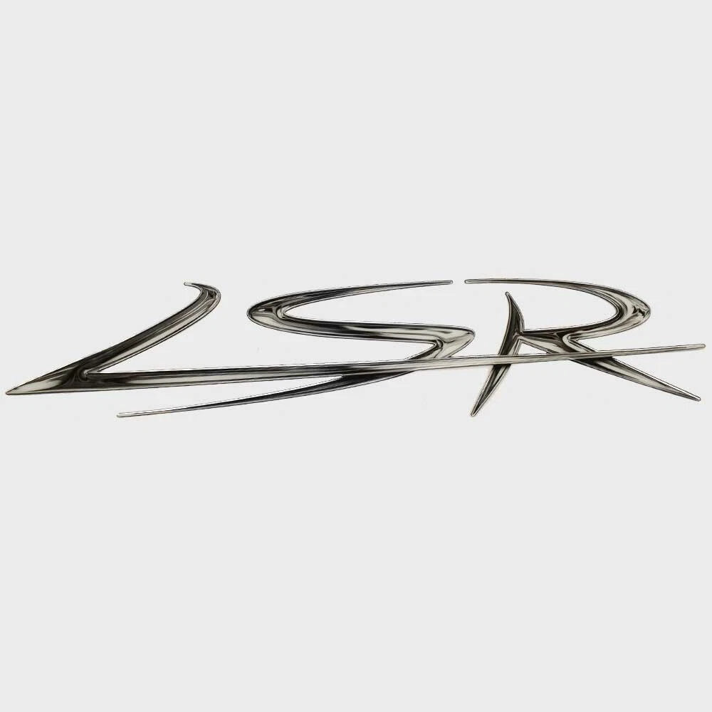 Larson Boat Graphic Decal 8161160 - LSR White Black Glossy Sticker