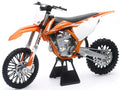 NEWRAY DIE CAST MODEL KTM SX-F 450 2018, ORANGE AND WHITE, SCALE 1:6