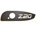 Nitro Boat Blank Shifter Panel - 25 3/4 X 7 1/4 Inch Z20 Black