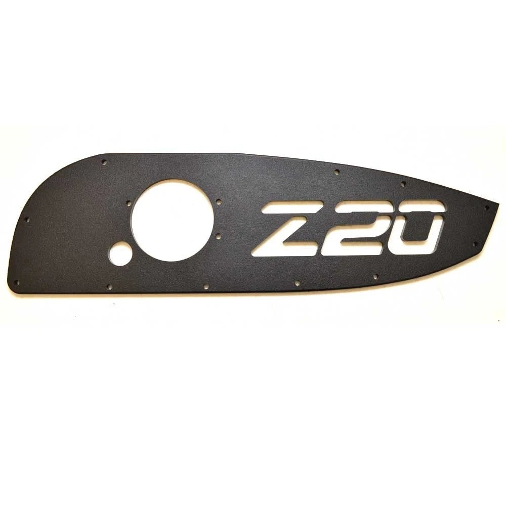 Nitro Boat Blank Shifter Panel - 25 3/4 X 7 1/4 Inch Z20 Black