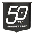 MasterCraft Boat Raised Decal 750193 - 50th Anniversary Black Silver