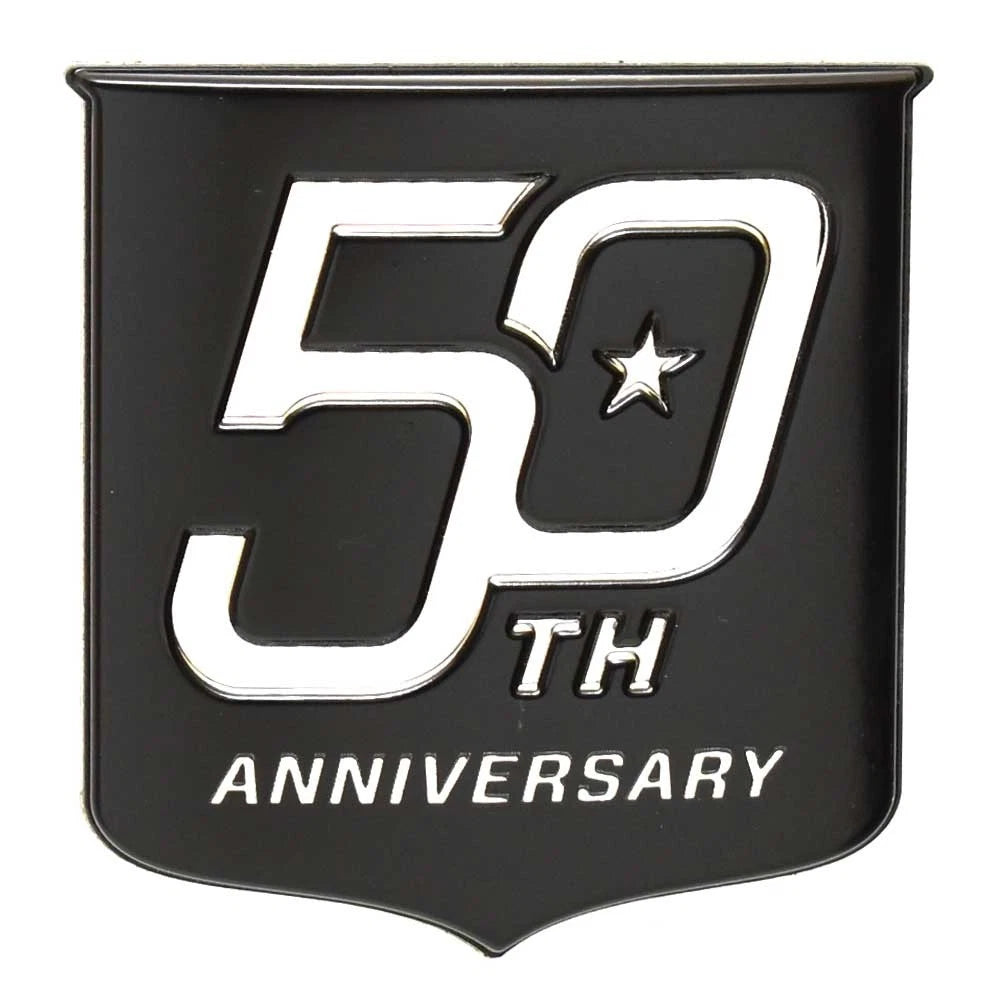 MasterCraft Boat Raised Decal 750193 - 50th Anniversary Black Silver