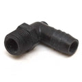 Sailfish Boat Elbow Fitting 62040 - 3/8 Inch Threaded Black Plastic