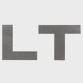 Tahoe LT Pontoon Boat Decal - Gray Metallic Vinyl Sticker