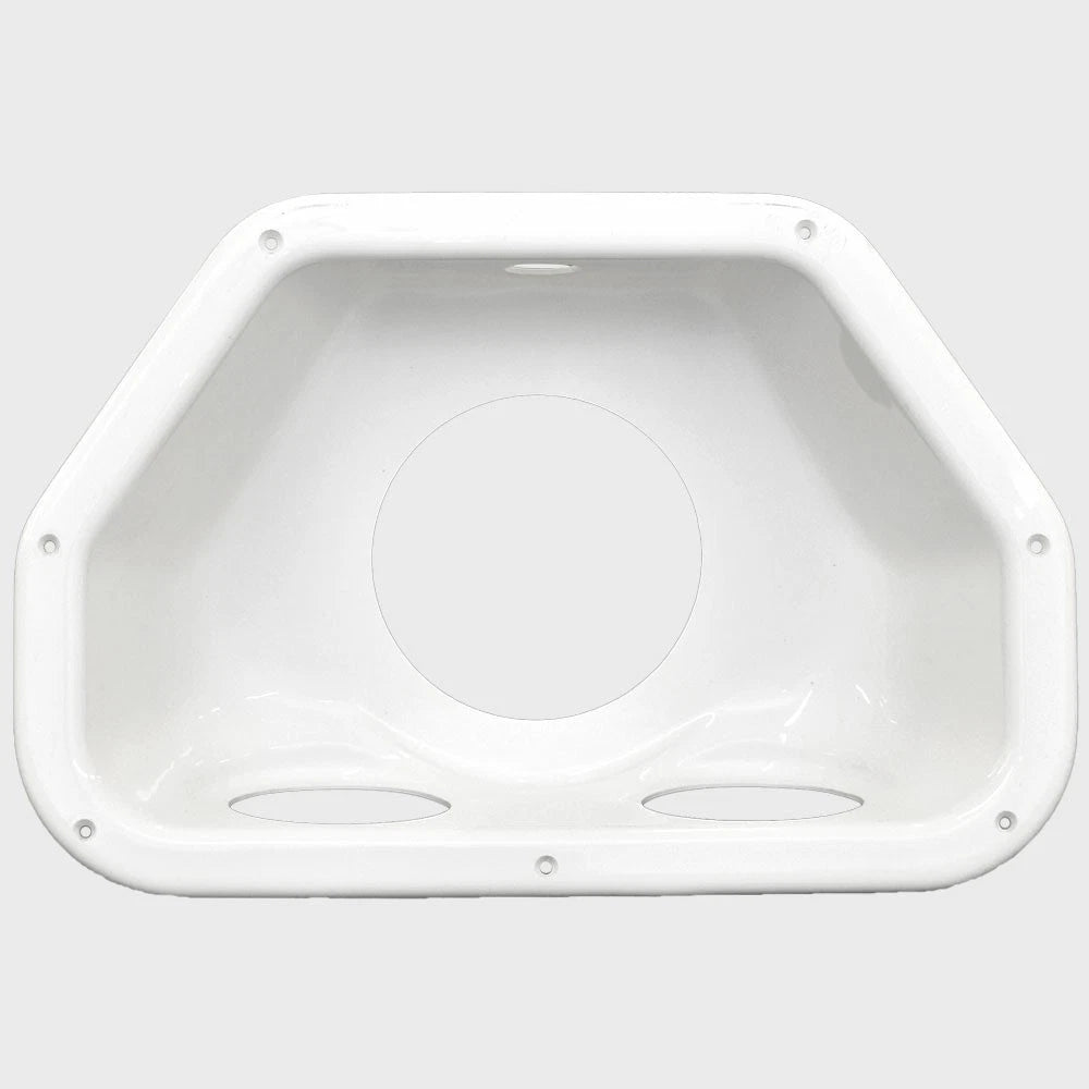 Chaparral Boat Blank Speaker Panel - with Cup Holders Off White Plastic