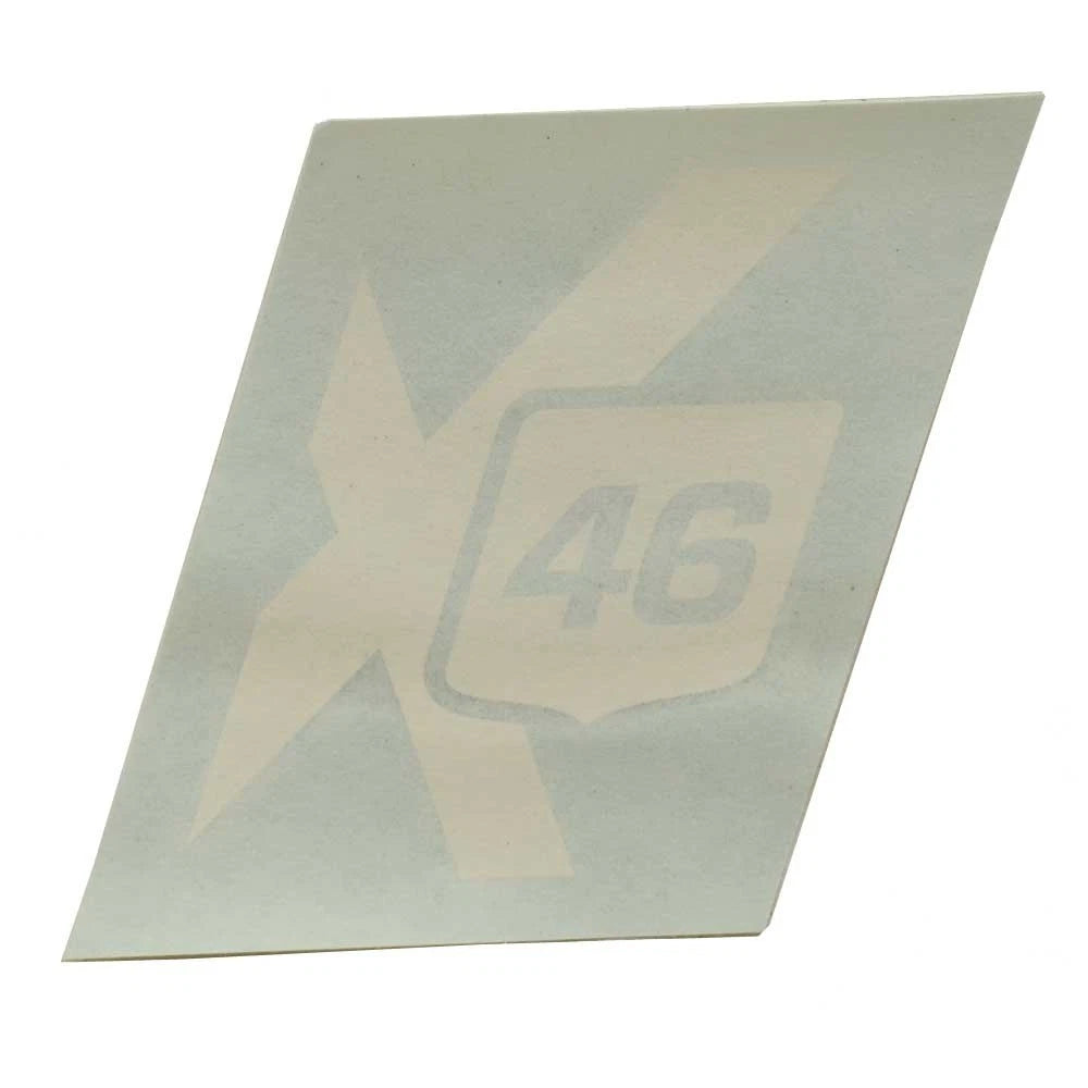 MasterCraft Boat Decal 755433 - X46 White 3 3/4 X 4 1/8 Inch