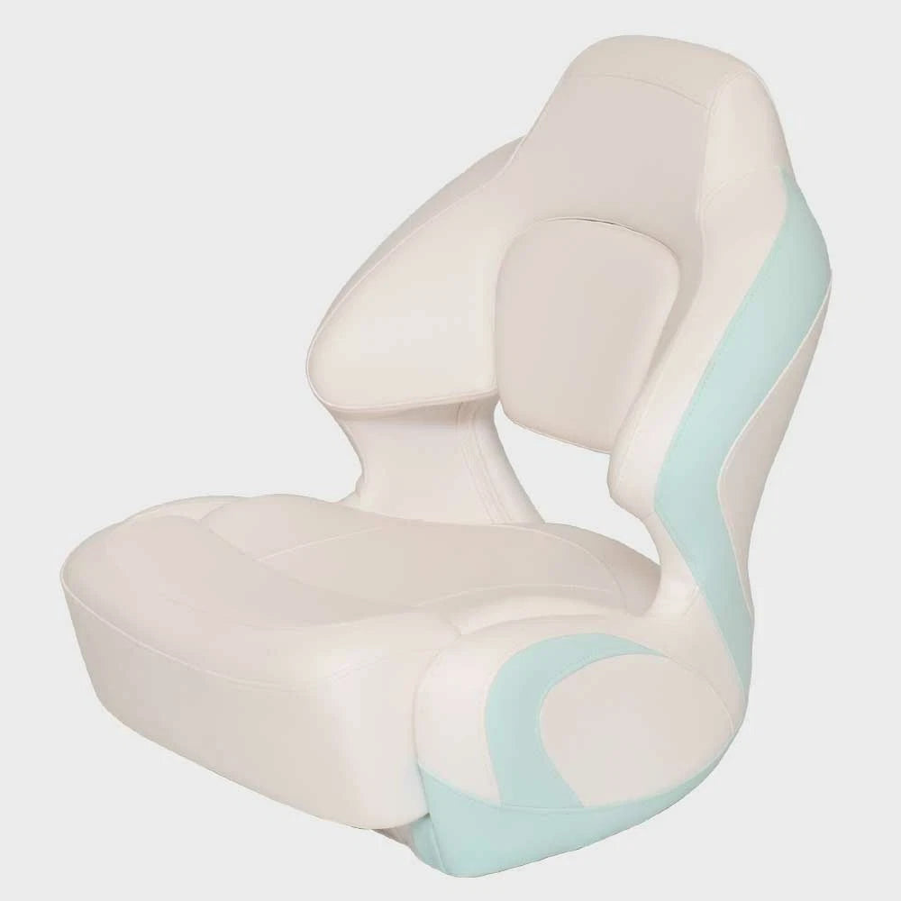 Chaparral Boat Captains Bolster Seat 31.01121 - White Seafoam Veada