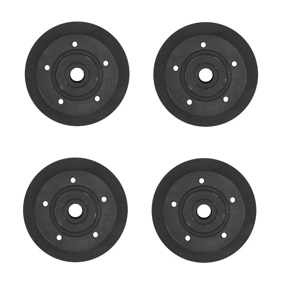 4 Pack: Wheel Hub Brake Rotor Assembly Fits John Deere Replaces AM142949