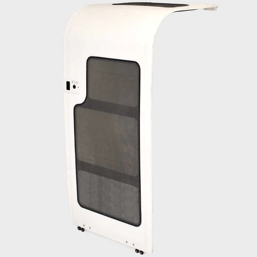 Rinker Boat Cuddy Cabin Screen Door - Sliding White Acrylic (scuffs)