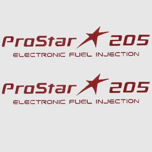 MasterCraft Boat Decals 759928 - ProStar 205 Cabernet Red (pair)