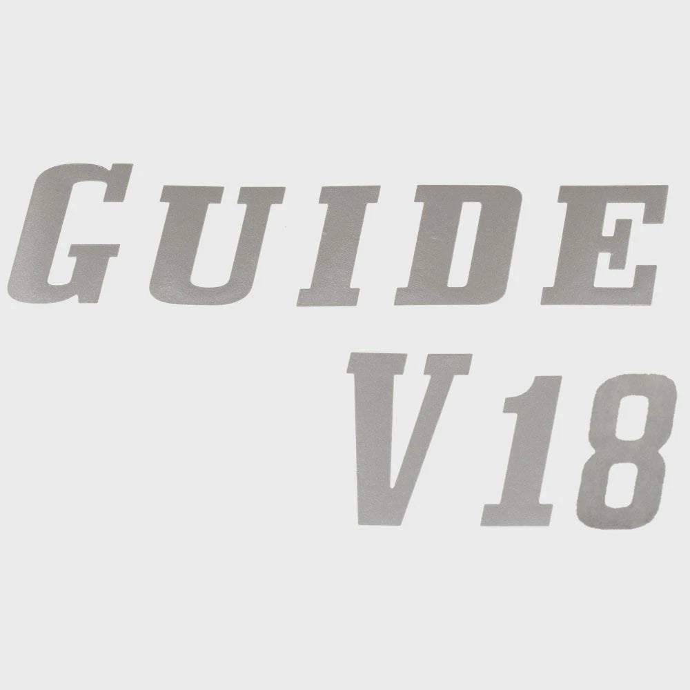 G3 Boat Model Decal 73404742 - Guide V18 Silver Sticker