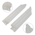 2pcs Motorcycle White Fork Slider Guard Protector for Kawasaki KLX250R 1994-96