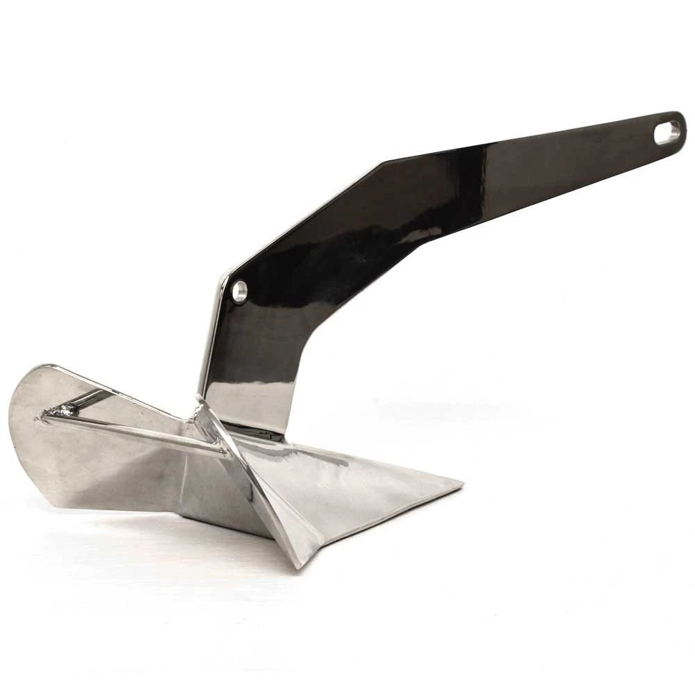 Rinker Boat Delta Anchor 7349919 - 16 Pound Silver Stainless Steel