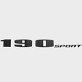 Sea Ray Boat Model Decal 2166998 - 190 Sport Black Sticker
