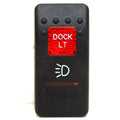 Carling Boat Rocker Switch Cover - Dock Light 12V Illuminated