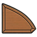 MasterCraft Boat Non-Skid Corner Mat 557023 - SeaDek Mocha - Black