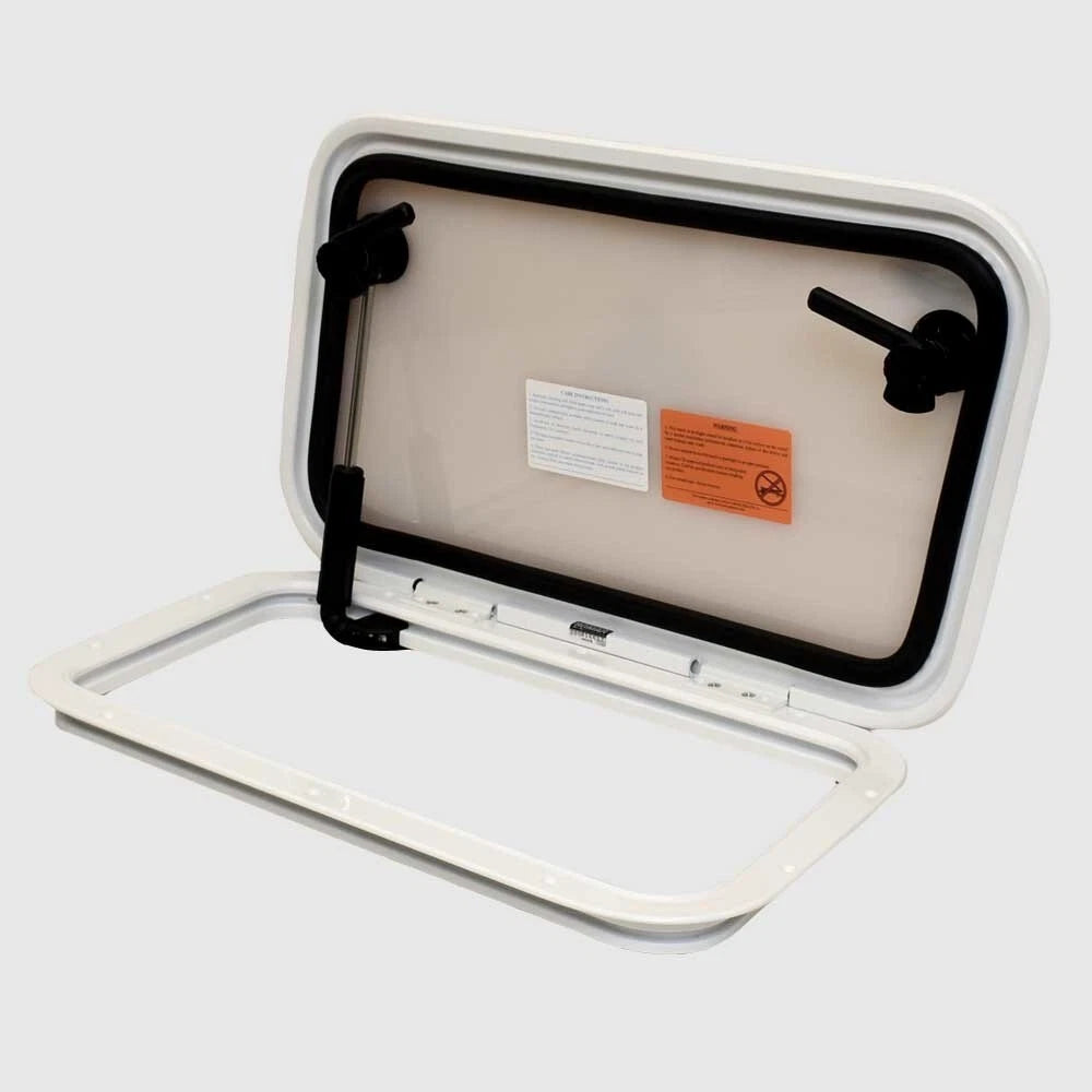 Bomar Boat Ventilation Hatch N1044-10HX-WHT - 20 1/2 X 11 1/2 Inch