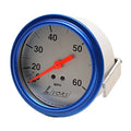 Livorsi Boat Speedometer Gauge - Baja 60 MPH 3 3/8 Inch Blue