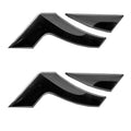Tracker Boat Raised Graphic Decals 60857 - Black/Gray Stickers (pair)