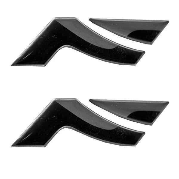 Tracker Boat Raised Graphic Decals 60857 - Black/Gray Stickers (pair)