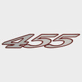 Cruisers Boat Model Decal Sticker V1945200 - 455 Express Burgundy