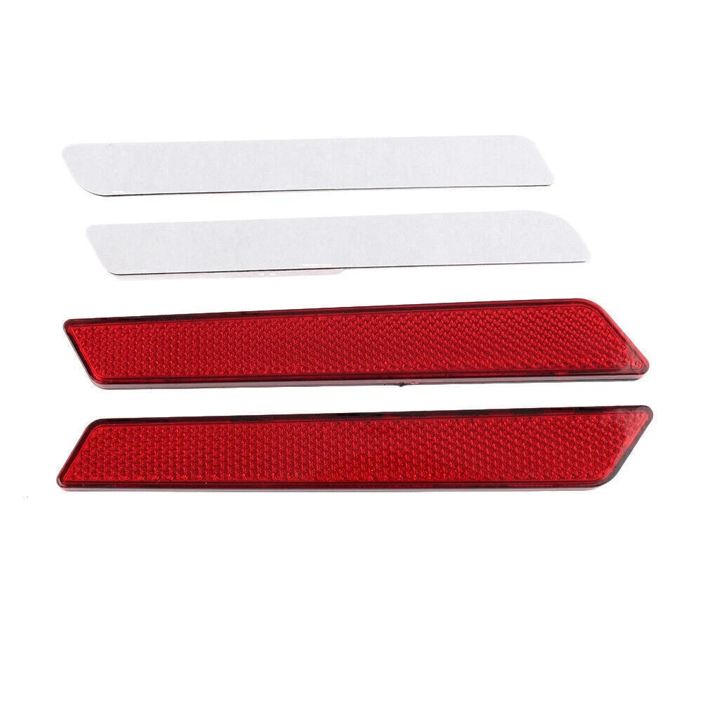 Saddlebag Latch Cover Reflectors Red for Harley Touring FLHR FLTR FLHX 2014-up