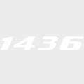 Lowe Boat Model Decal 2195974 - 1436 Jon Boat 2016 White