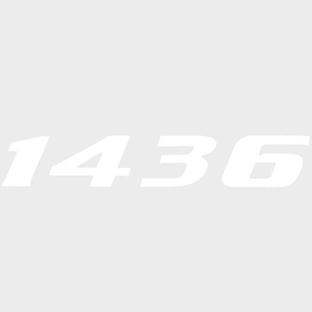 Lowe Boat Model Decal 2195974 - 1436 Jon Boat 2016 White