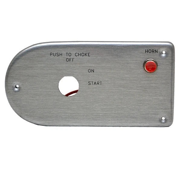 Lund Tournament Boat Blank Ignition Switch Panel 2006356 - Silver