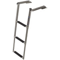 Windline Boat Telescoping Folding Ladder TPL-3XJA - 3-Step Stainless