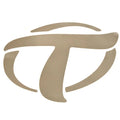 Tahoe Pontoon Boat Decal 084416PM - Logo Sticker Metallic Pewter
