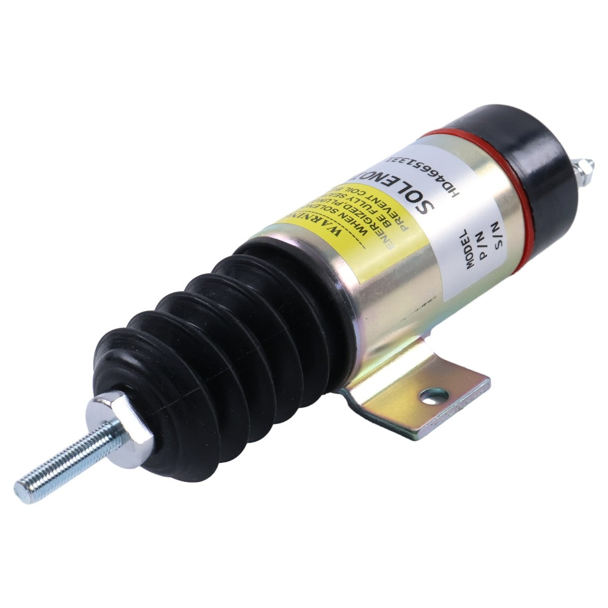 12V Dual Coil Pull Solenoid D610-B1V12 for Trombetta Kubota DF752 D905 Engine