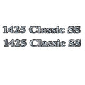 Lund Boat Decals 1986410 - 1425 Classic SS Gray Stickers (pair)