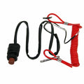 Kill Stop Switch & Safety Lanyard 6H4-82575 18-65450 for Yamaha 2 Str Outboard